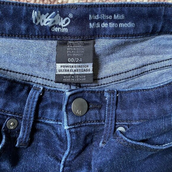 MOSSIMO Mid-Rise Midi Denim Shorts (Size: 00/24) - Picture 12 of 12